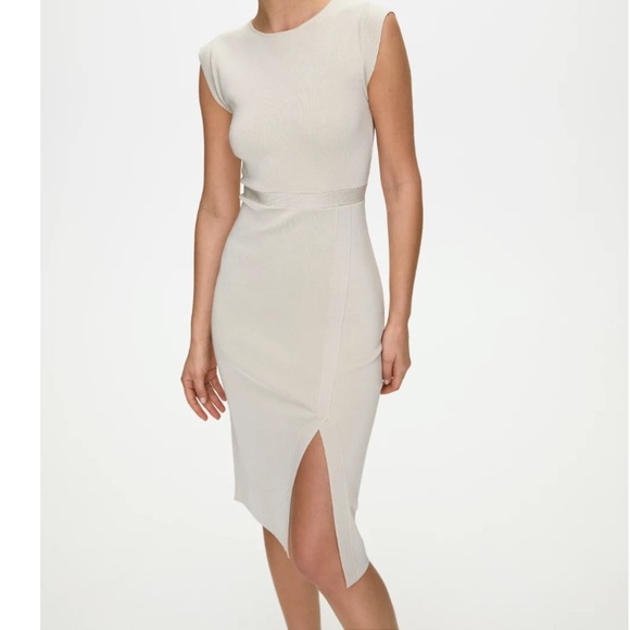 NWOT Aritzia Babaton Body-con Elegant Black Sleeveless Dress Size XXS - Picture 3 of 13